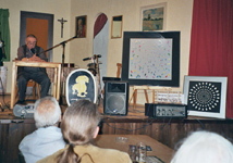 Peter Koppens Auftritt beim Treffen des Knstlerkreises Kaleidoskop am 06. April 2009