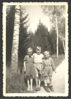 Peter Koppen im Kreise seiner Geschwister Mitte der 50er Jahre des vergangenen Jahrhunderts