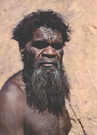 Peter Koppen in Australien (1968 bis 1970) - Aborigin - australischer Ureinwohner (Postkarte der Firma Murfett Publishers Australia)