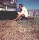 Peter Koppen in Australien (1968 bis 1970) - nach dem Auswechseln der vorderen Bremsbeläge