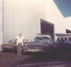 Peter Koppen in Australien (1968 bis 1970) - Peter Koppen vor dem Gebäude der Firma Comalco in Yennora (Vorort von Sydney)