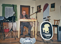 Peter Koppens Auftritt beim Treffen des Künstlerkreises Kaleidoskop am 06. April 2009