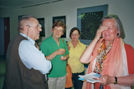 Peter Koppen bei der Vernissage seiner Ausstellung im Klinikum München Pasing am 22.04.2009