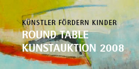 Peter Koppen bei der "28. ROUND TABLE KUNSTAUKTION" - Aktueller FLYER des "Round Table 13" als PDF-Datei