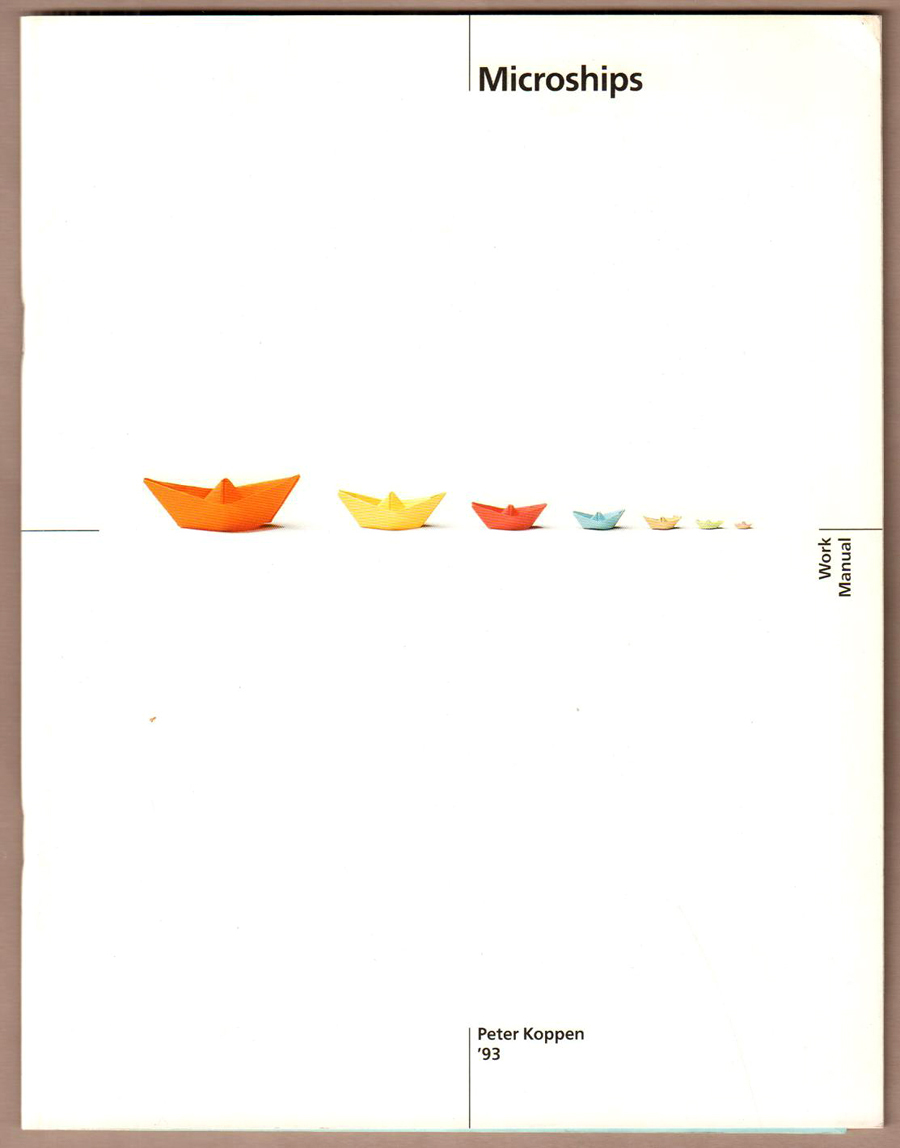 Peter Koppen - Kunst-Buch "Microships - Work Manual"